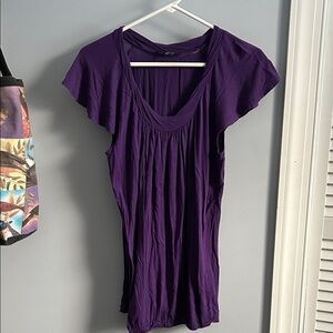 Willi Smith shirt, medium, purple, good condition